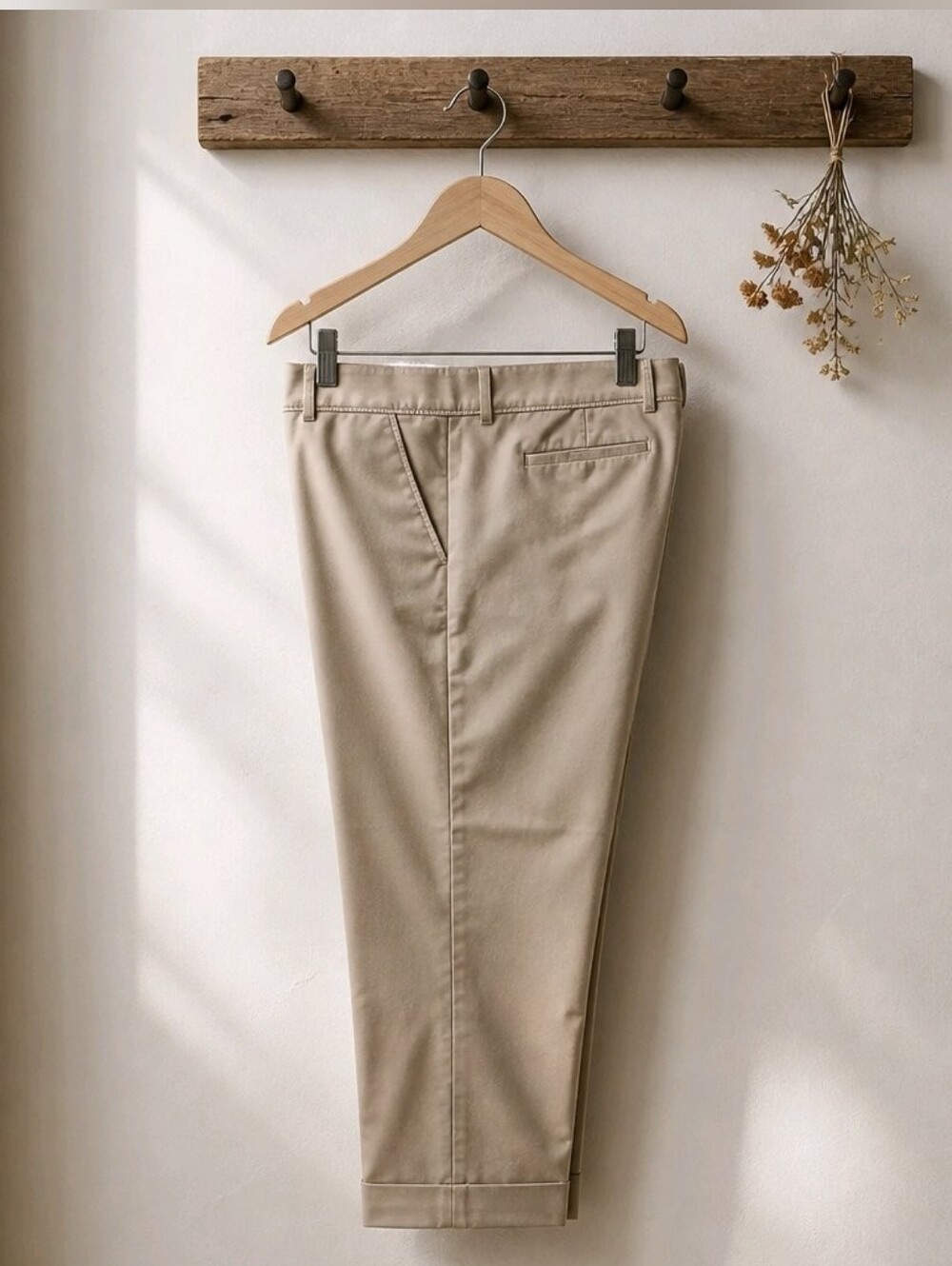 7th Avenue NWT Khaki Chinos Crop Straight Leg Women's Size 10